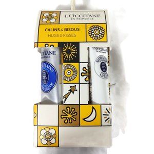 L'Occitane Hugs & Kisses Shea Butter Hand Cream & Lip Balm 30/12ML Set NIB